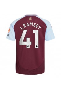 Aston Villa Jacob Ramsey #41 Voetbaltruitje Thuis tenue 2024-25 Korte Mouw